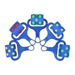 키즈맘아트 Diome 알콩달콩 EVA 롤러 스탬프 찍기놀이 물감 매트 공작 색연필 교육 sauw_이미지