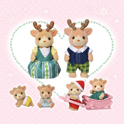 실바니안 패밀리 실바니안 패밀리 순록 패밀리 인형세트 FS-44_이미지