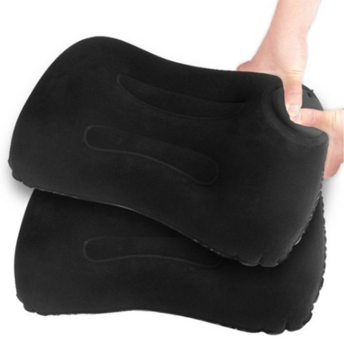 휴대용 에어펌프 캠핑베개 블랙