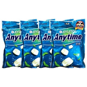 롯데제과 애니타임 밀크민트 92g (4개)