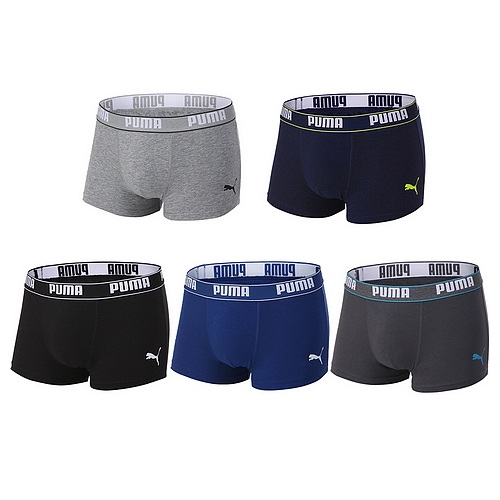 푸마 푸마바디웨어 면스판 드로즈 5종 세트 (5매)