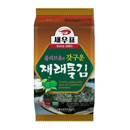완도물산 새우표 완도 올리브유 도시락김 4g (48개)_이미지