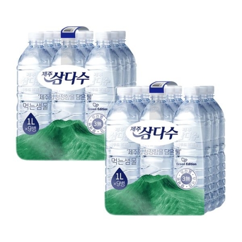 광동제약 제주 삼다수 그린 1L (18개)