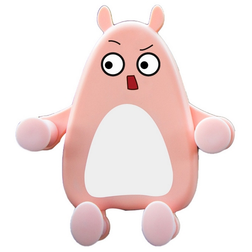 에스앤피내츄럴 쎈나인 곰곰 노터치 차량용 거치대 핑크버럭곰_이미지