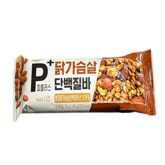 하림 피플러스 닭가슴살단백질바 너츠 46g (16개)_이미지