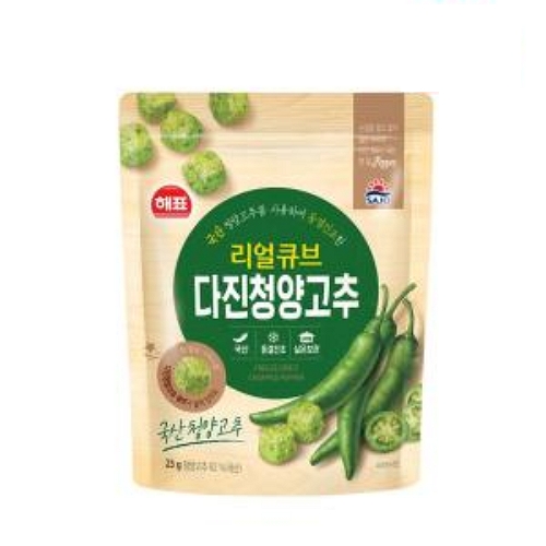 해표 리얼큐브 다진청양고추 23g (1개)_이미지