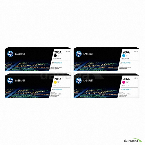HP 정품 206A (W2110A, W2111A, W2112A, W2113A) 4색 세트이미지입니다. 누르면 해당 게시물로 새창이동합니다.