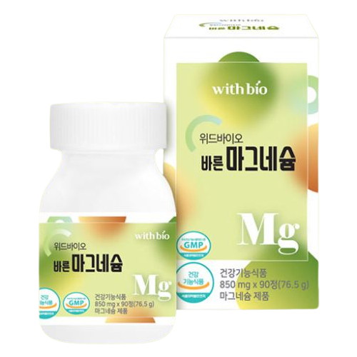 위드바이오 바른 마그네슘 90정 (1개)_이미지