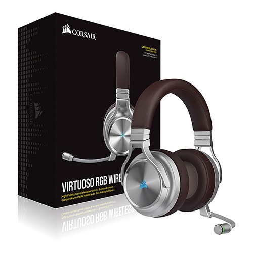 CORSAIR VIRTUOSO SE Espresso 게이밍 헤드셋 (정품)_이미지