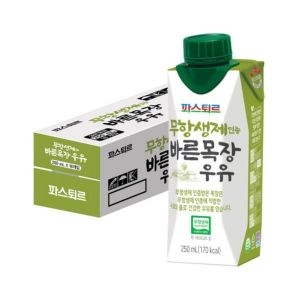 롯데 파스퇴르 무항생제 우유 250ml 20개입_이미지