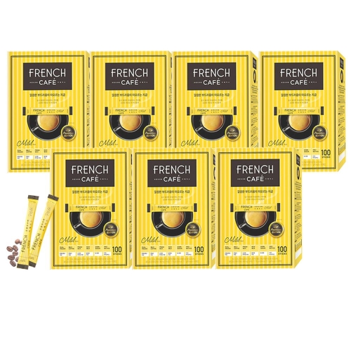 남양유업 프렌치카페 카페믹스 프리미엄 스틱 100개입 (7개)_이미지