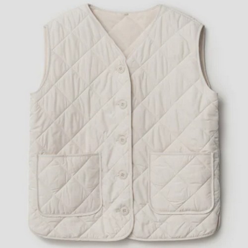 에잇세컨즈 퀼팅 경량 리사이클 패딩 베스트 321938CY30_이미지