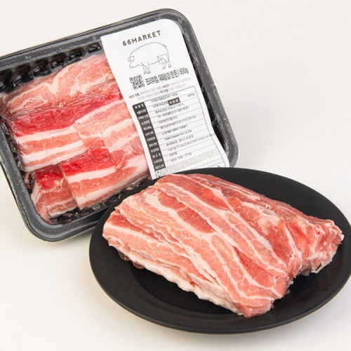 두원식품 국내산 한돈 대패 삼겹살 600g (3개)