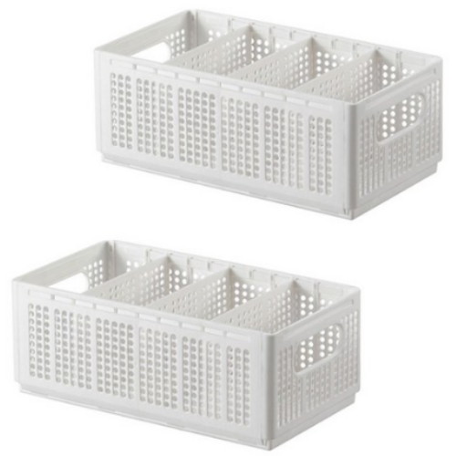 [불명] 엔씨씨 옷정리 트레이 S 4칸 (2개)