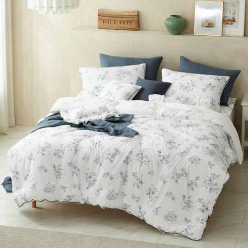 나이스필 샤르망 뜨왈 고밀도면 밍크극세사 차렵베개세트