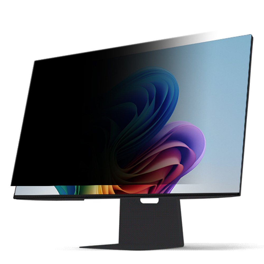 지클릭커 부착식 사생활보호 블루라이트 차단 모니터 보안필름