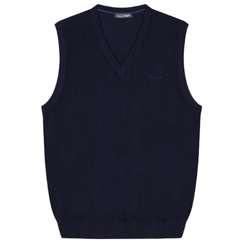 크로커다일 조직 브이넥 베스트 CDAA7TP9793_이미지