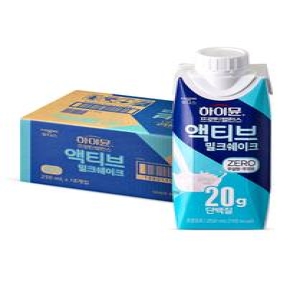일동후디스 하이뮨 프로틴 밸런스 액티브 밀크쉐이크 제로 250ml (12개)_이미지