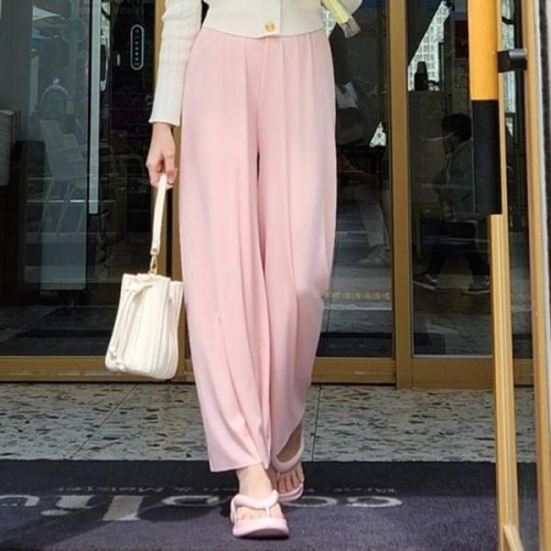 ONM 팬츠 시원한 얇은 와이드팬츠 썸머 아이스 여름 밴딩 S11884025