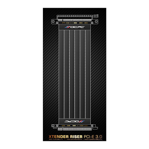 OCPC PCI-E 3.0 16X EXTENDER RISER CABLE (블랙)_이미지
