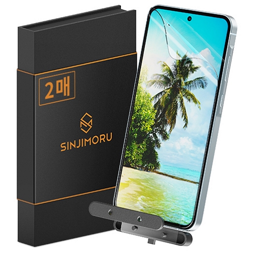 신지모루 갤럭시A35 풀커버 3D 커브드 쉬운 부착 보호필름 (액정 2매)_이미지