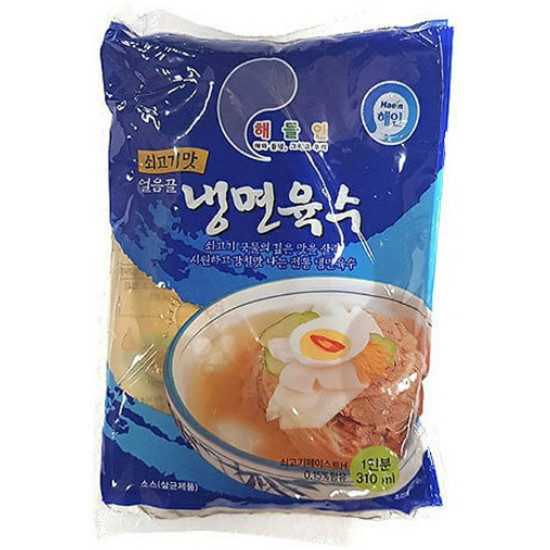 얼음골푸드 해인 해들인 얼음골 냉면육수 쇠고기맛 310ml (1개)