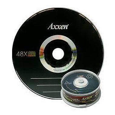 Axxen AXXEN 700MB 48x 케익 25장 블랙_이미지