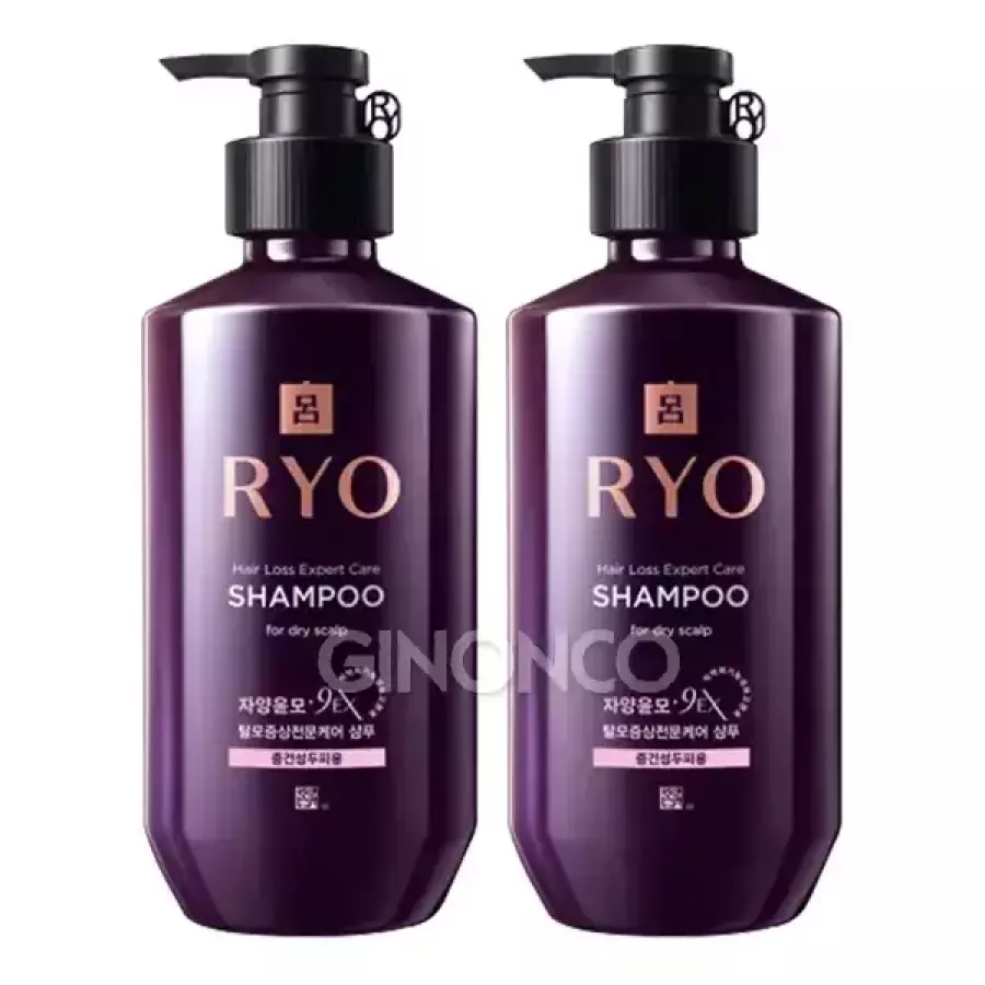 려 자양윤모 9EX 탈모증상케어 샴푸 중건성 두피용 400ml (2개)_이미지