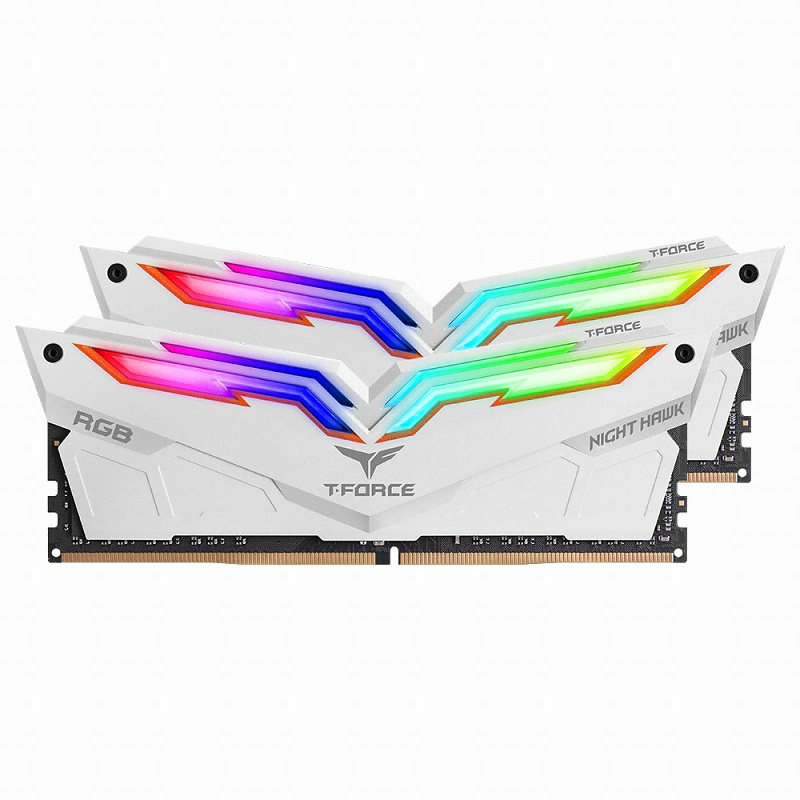 DDR4-3600 CL18 Night Hawk RGB 화이트 패키지