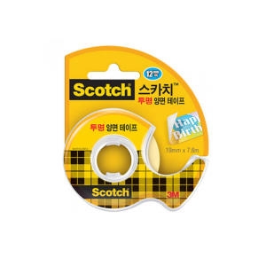 3M 스카치 237 투명 양면 테이프 19mm x 7.6m