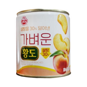 오뚜기 가벼운 황도 280g (1개)_이미지