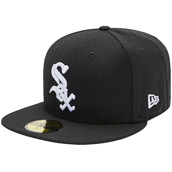 <b>뉴</b><b>에라</b> MLB 어센틱 시카고 화이트삭스 피티드캡 게임 블랙 70358700