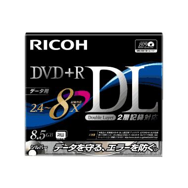 RICOH DVD+R 8.5GB 8x 쥬얼 5장_이미지