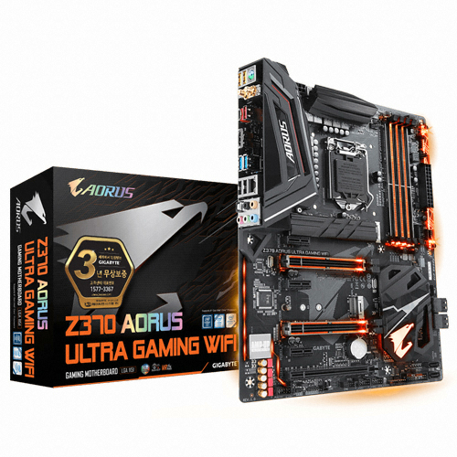 GIGABYTE Z370 AORUS Ultra Gaming WiFi 제이씨현_이미지