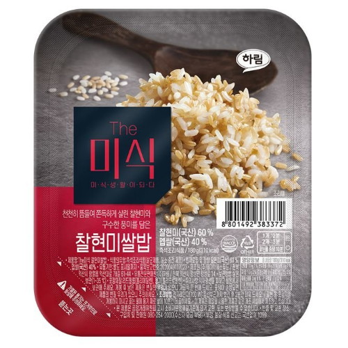 The미식 찰현미 쌀밥 180g