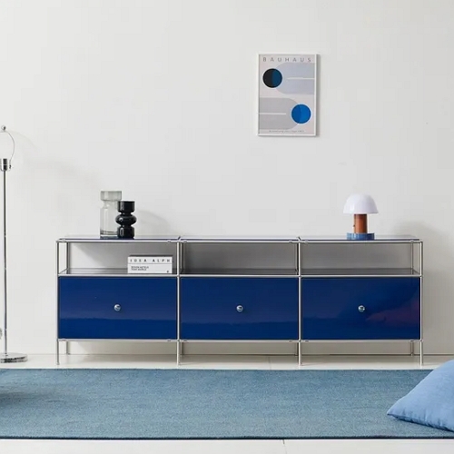 나무뜰  비아2 모듈가구 시스템 UV 높은 거실장 1800