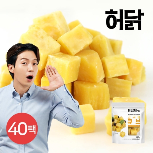 아이스 고구마 큐브 100g 40팩 40개