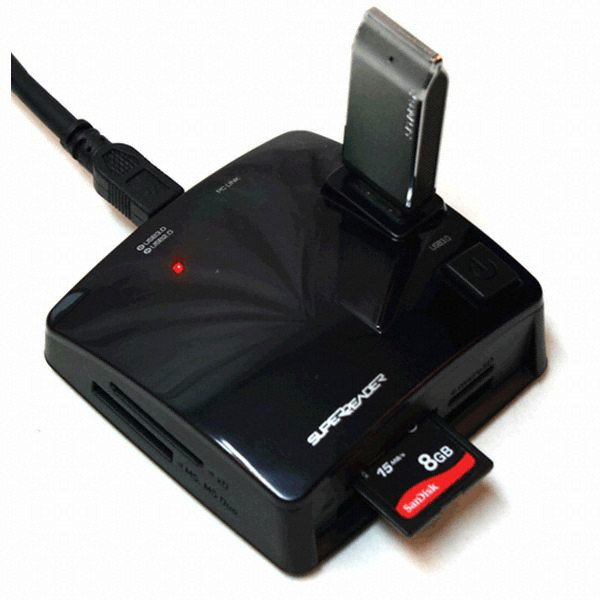 스카이디지탈 슈퍼리더 포터블 USB3.0 카드리더기_이미지