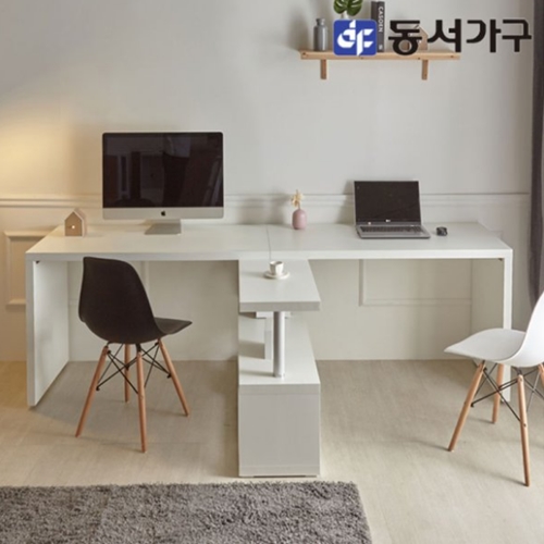 동서가구 솔트 리딩스 2인용 책상세트 