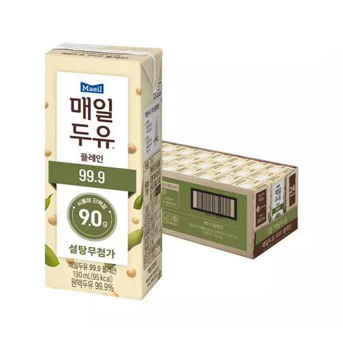 매일유업 매일두유 99.9% 190ml (24개)_이미지