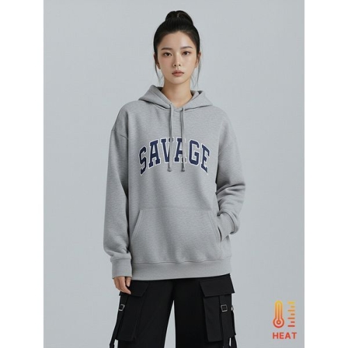 기타 플로우랩쎄비지 영문 기모 후드 티셔츠_FLTS031W25_이미지