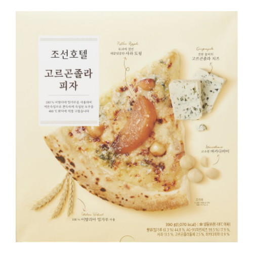 조선호텔앤리조트 조선호텔 고르곤졸라 피자 390g (1개)_이미지