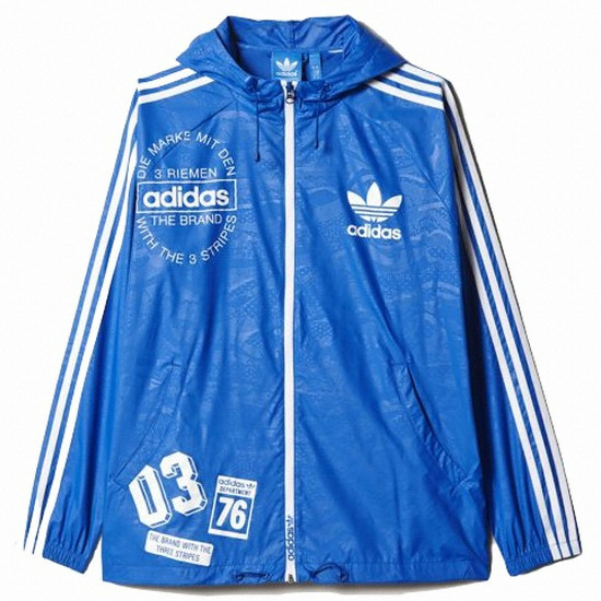 아디다스 AY8635 로고 윈드브레이커