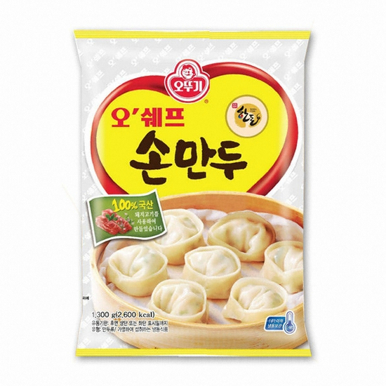 오뚜기 오쉐프 손만두 1.3kg (2개)_이미지