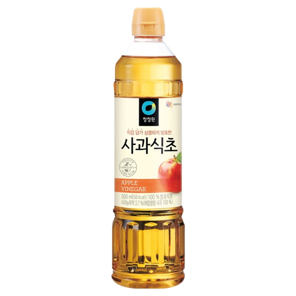 청정원 사과식초 500ml (3개)_이미지