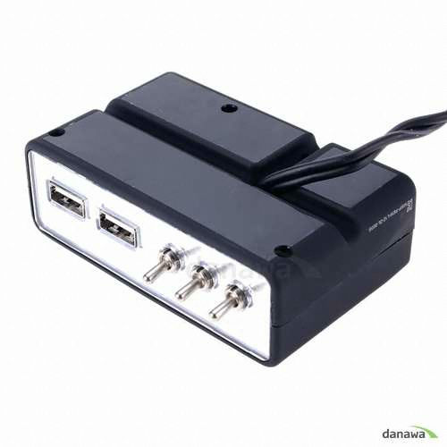 스위치 3구소켓 USB 2구 충전기 DL-803S