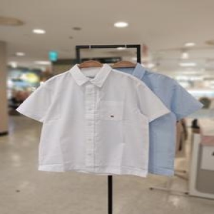 폴햄키즈 11번가 구김없는 반팔 셔츠 PKF2WC3010_이미지