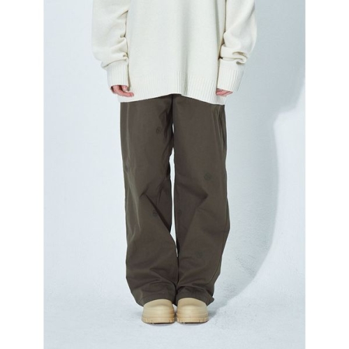 라이프 미트볼 올오버 와이드핏 치노팬츠 M 카키 PODCPT31120KH