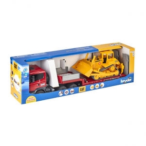브루더 스카니아 트럭과 불도저 (BR03555)