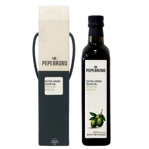 페페브루노 엑스트라버진 올리브오일 500ml 1병 선물세트 (1개)_이미지